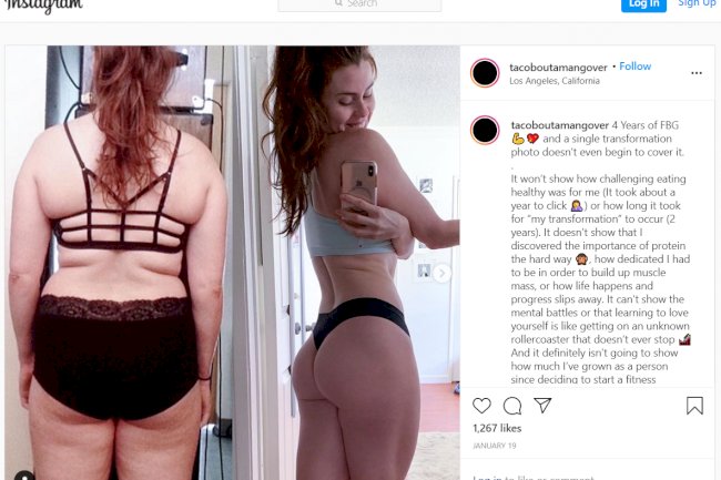 This Woman Wants People to Know That Transformation Photos Only Show Half the Battle of Weight Loss